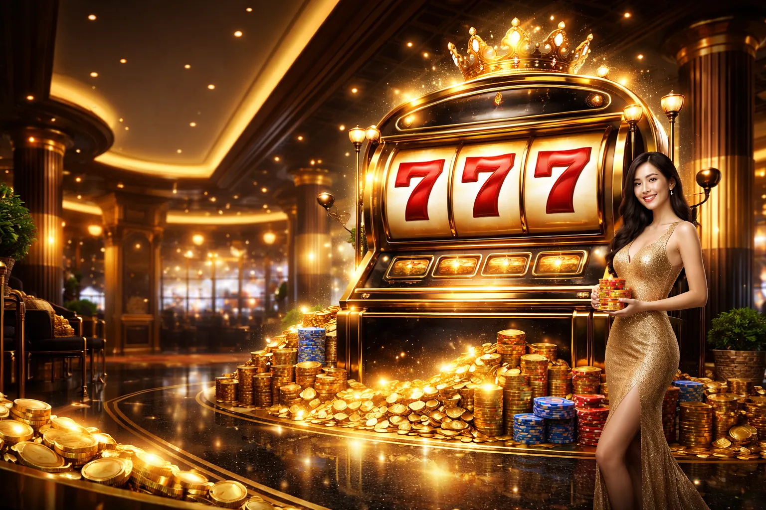 Máy Đánh Bạc 7789bet login với Jackpot Lớn